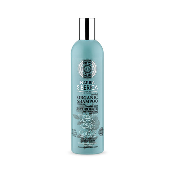 Natura Siberica Champú Orgánico para Cabello Seco, Nutrición e Hidratación 400ml